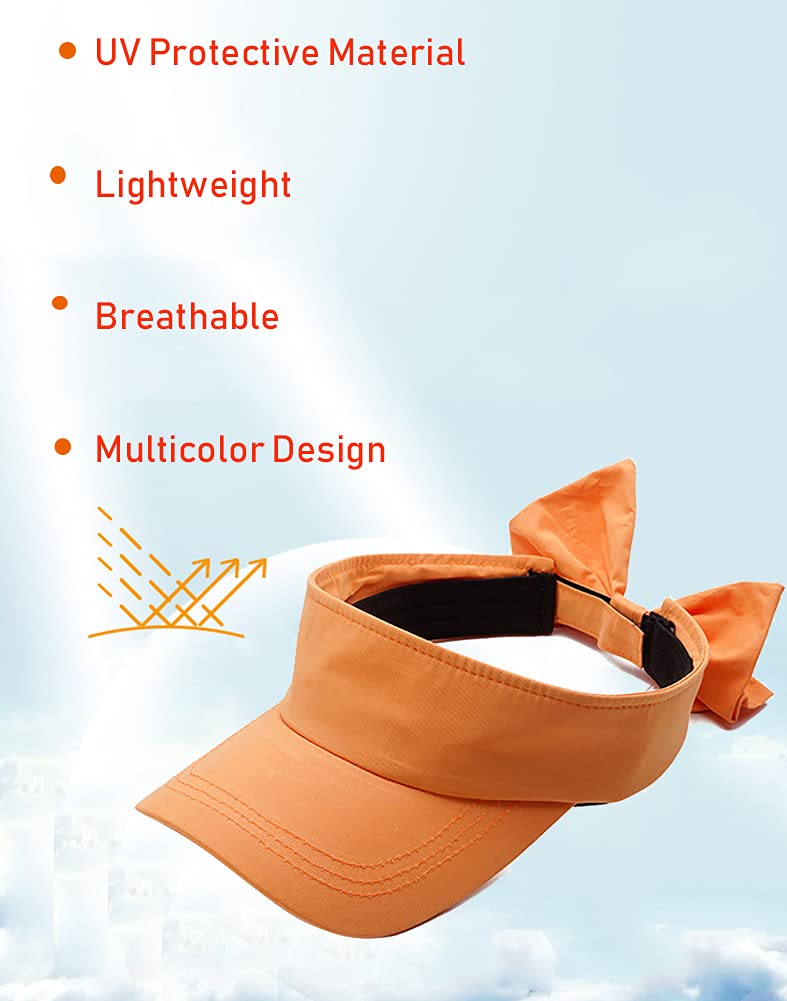 Women's Summer Plaid Sun Hat with Bow - Adjustable Wide Brim Beach Hat for Golf, Tennis, Travel & Outdoor Activities - UV Protection Floppy Hat for Women & Girls (Yellow)