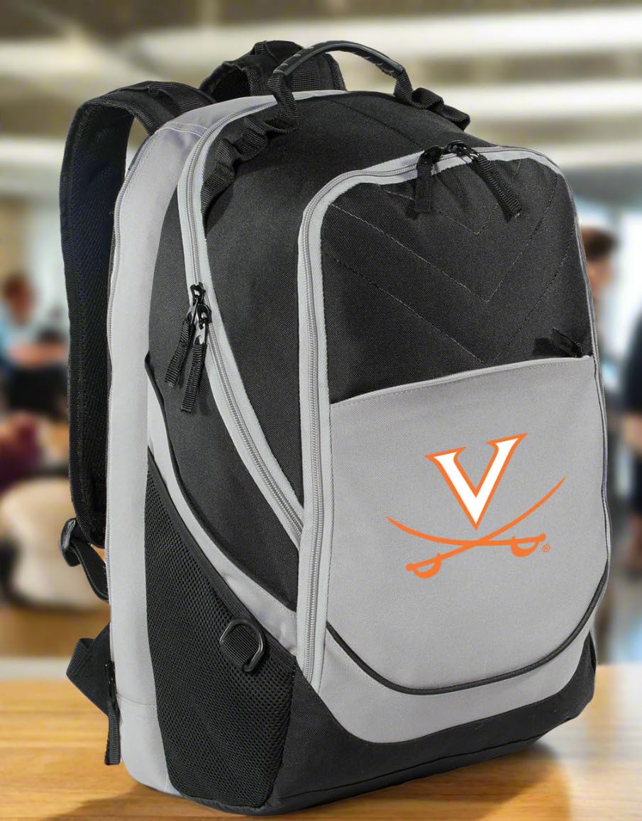 University of Virginia UVA Logo Laptop Backpack - Stylish & Durable Computer Bag for Students, Professionals, and Campus Life