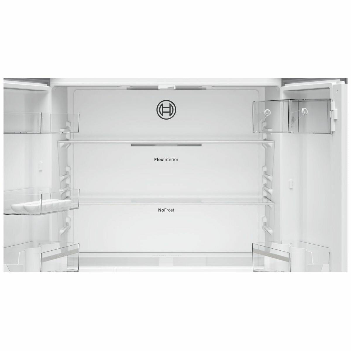 Bosch Series 4 French Door Refrigerator with MultiDoor Design - KFN96VPEAA - Energy Efficient Stainless Steel Fridge for Modern Kitchens