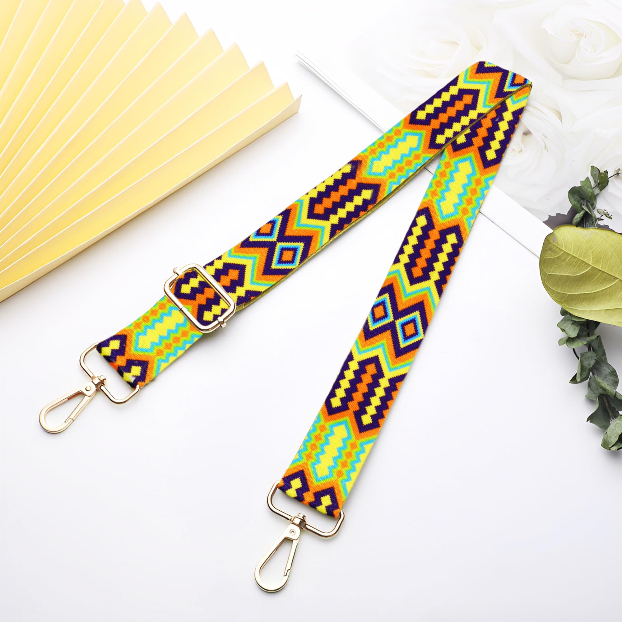 Adjustable Crossbody Purse Straps - Replacement Shoulder Bag Straps for Handbags & Guitar - Durable & Stylish for Everyday Use, Travel & Shopping