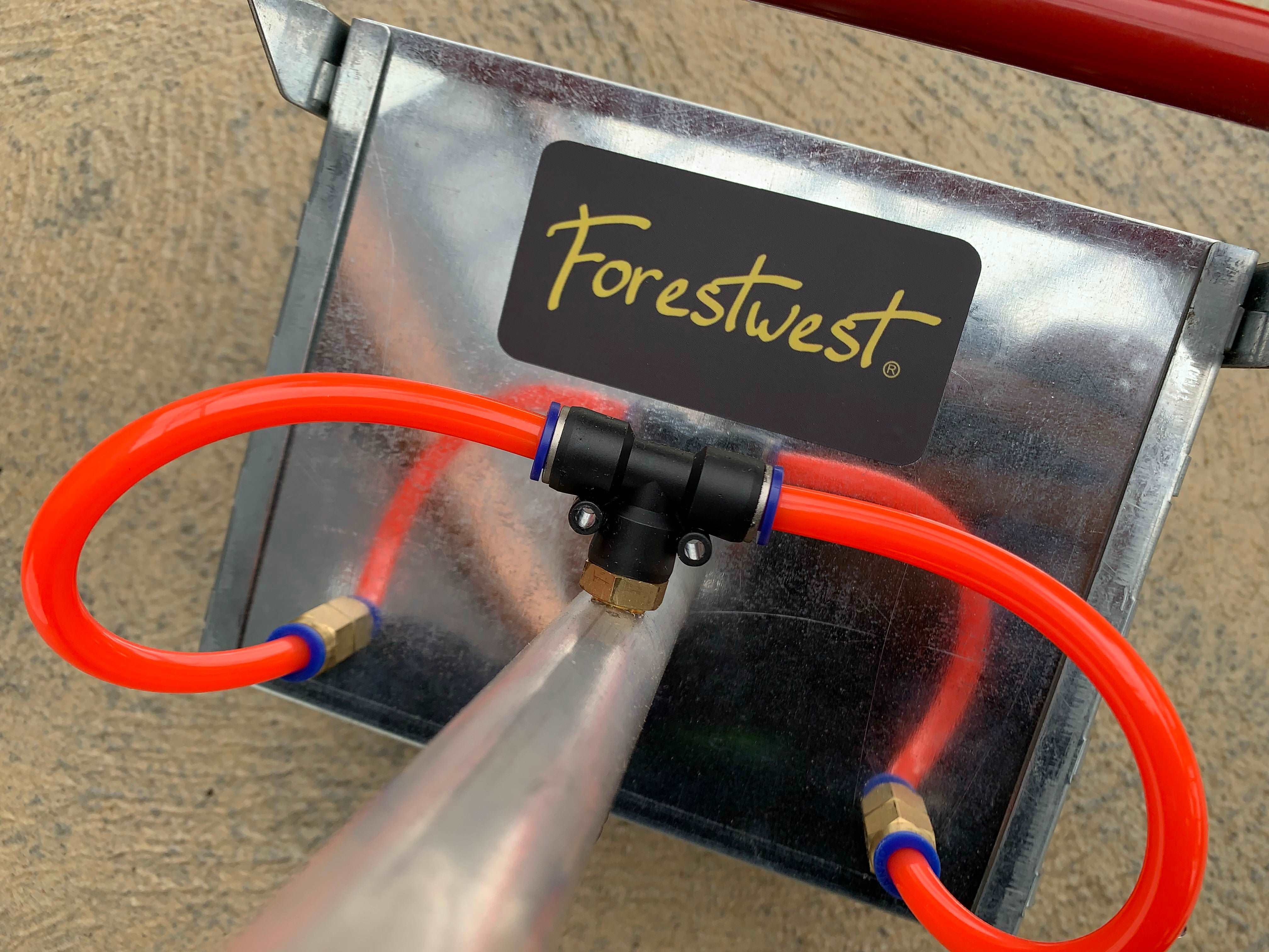 Forestwest Cement Sprayer - Professional Stucco Sprayer Hopper Gun BM702 for Concrete, Plaster, and Texture Applications - Perfect for DIY Projects and Professional Construction Work