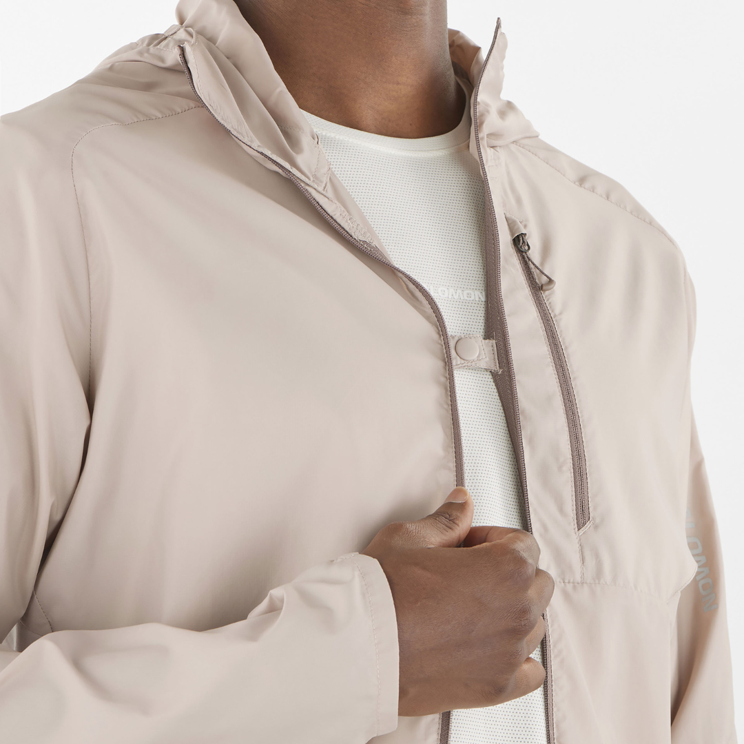 Salomon Men's Bonatti Cross Wind Jacket - Lightweight Waterproof Hiking Jacket for Outdoor Adventures (LC2420800) - Perfect for Trail Running, Camping & Mountain Climbing