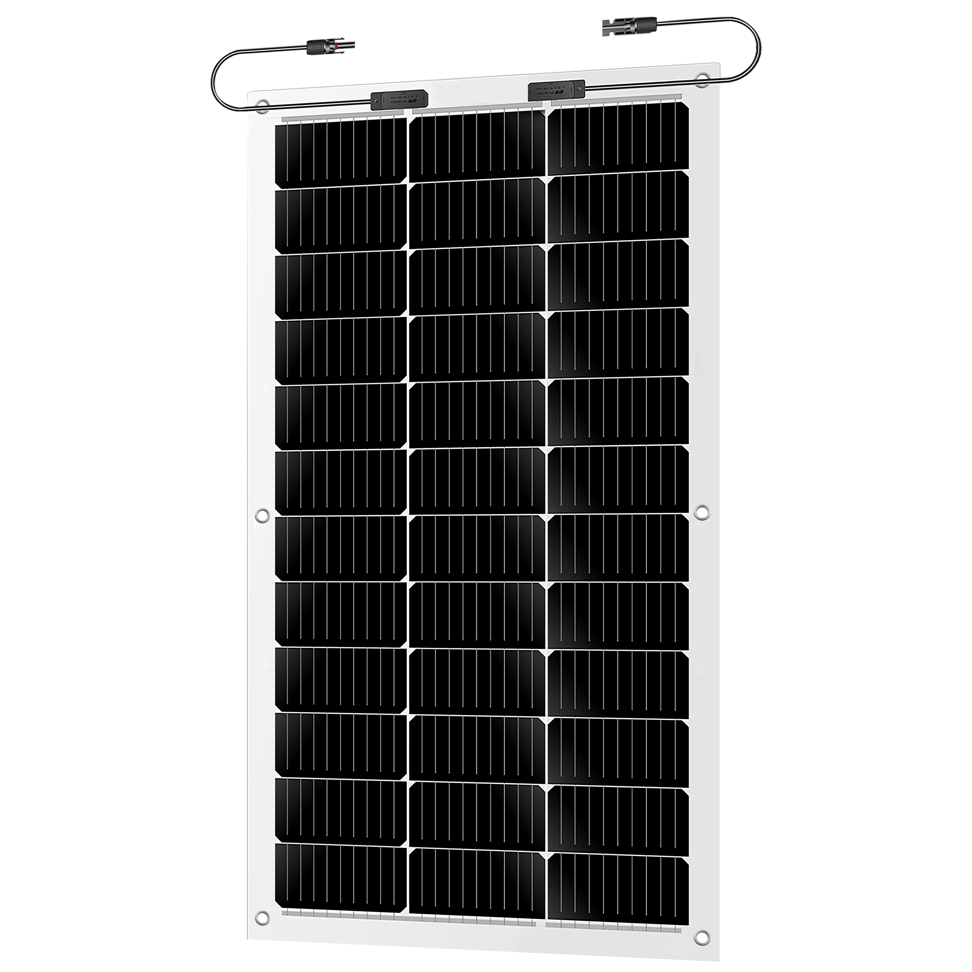 Elios Voltaic110F 110W Semi-Flexible Solar Panel - Lightweight & Durable for RV, Boat, Camping & Off-Grid Power