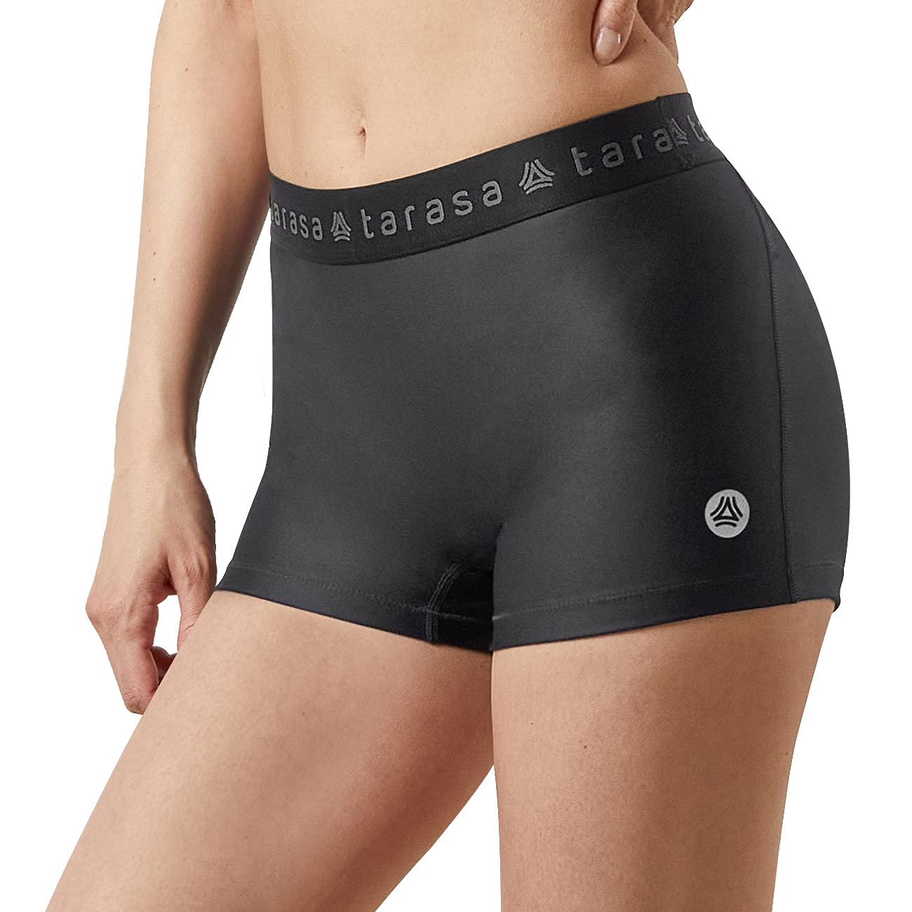 FITEXTREME Women's High Waist Compression Volleyball Shorts - Moisture Wicking Spandex Workout Shorts for Sports, Running & Training (1 Pack) - Perfect for Volleyball, Gym & Activewear