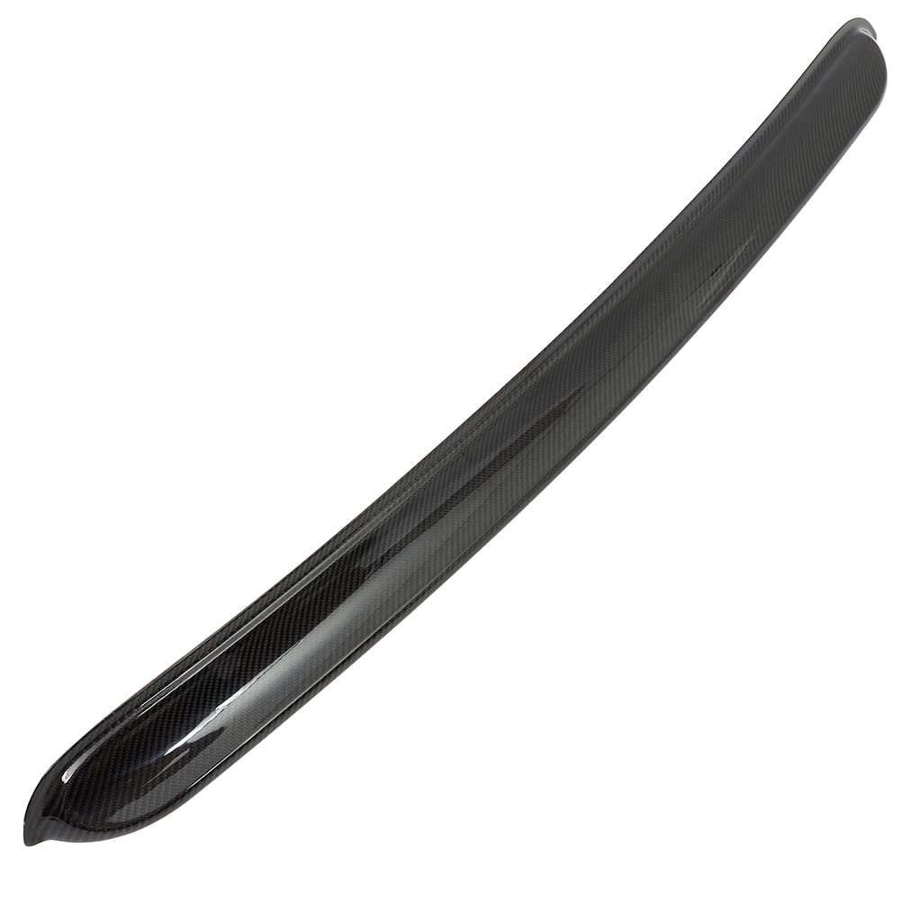 Carbon Fiber Rear Roof Spoiler for Dodge Challenger 2008-2021 - Glossy Black Rear Window Roof Top Spoiler Wing - Enhances Aerodynamics & Sporty Look for Street Racing & Car Shows