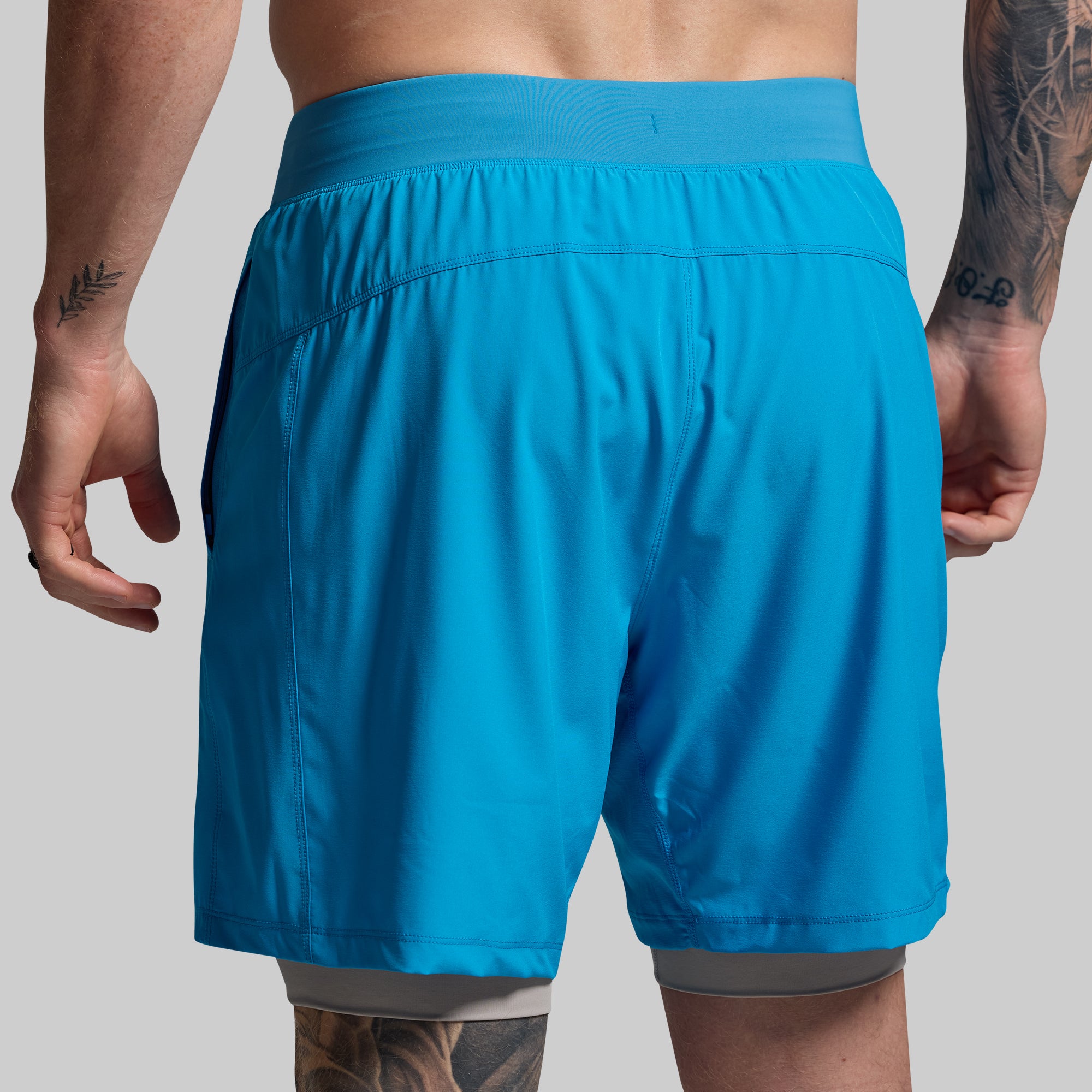 Versatile Compression Shorts for Men & Women - 7-Inch Inseam, Moisture-Wicking & Breathable - Ideal for Skydiving, Running, Gym & Active Wear