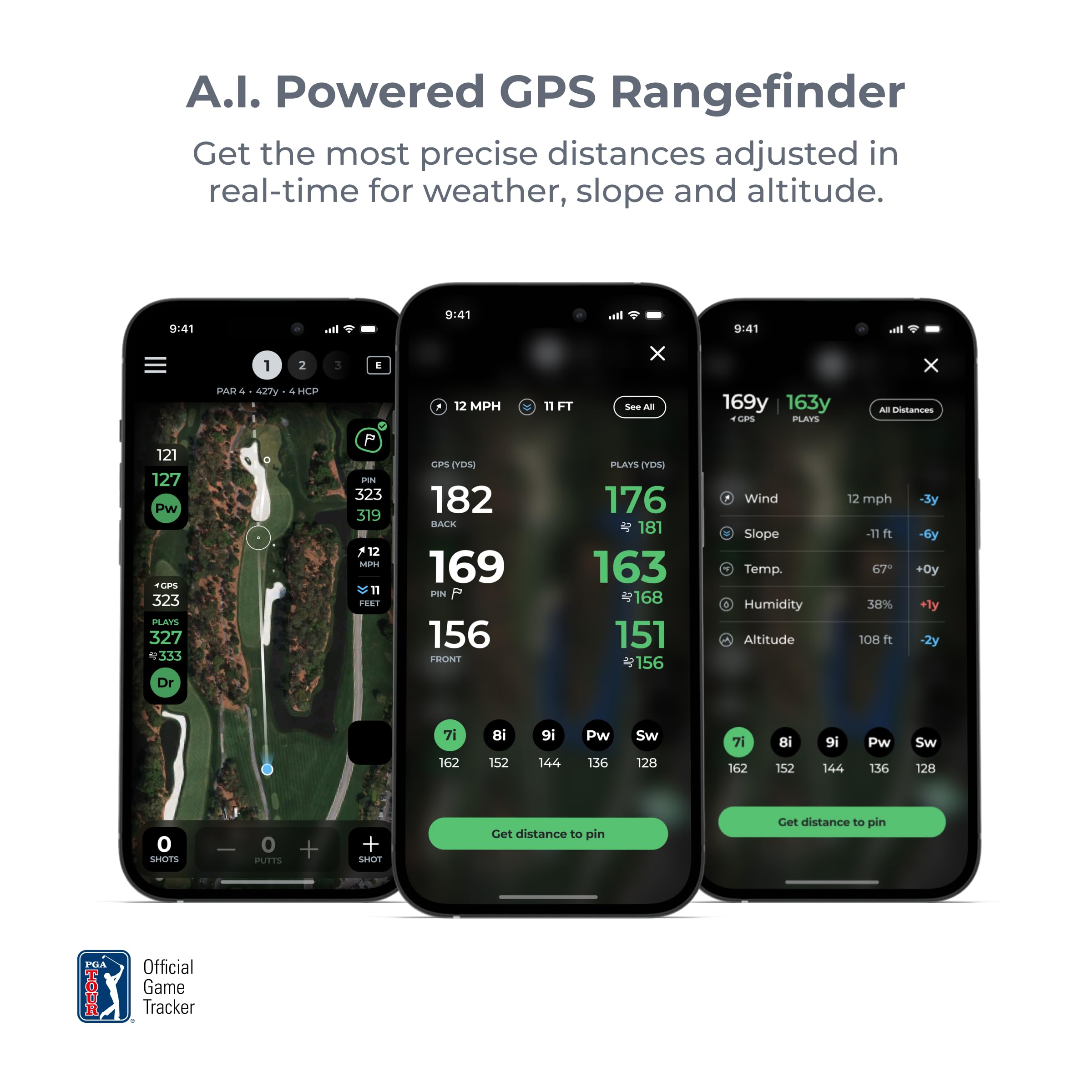 **Arccos Golf Pride MCC & Tour Velvet Smart Grips – #1 Golf Game Tracking System with Automatic Shot Detection, AI GPS Rangefinder, Strokes Gained Analytics & Smart Club Distances – Perfect for Improving Swing Accuracy & Course Performance**