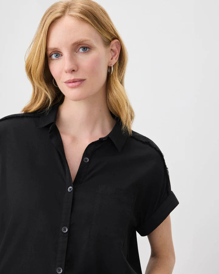 Stylish Short Sleeve Paige Shirt for Women - Casual Summer Blouse for Office, Date Night & Outdoor Activities