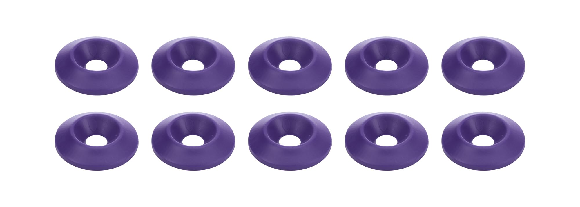 Allstar Performance Countersunk Washer - Purple (10 Pack) | Metric Flat Head Screw Washers for Automotive, Motorcycle & Industrial Applications