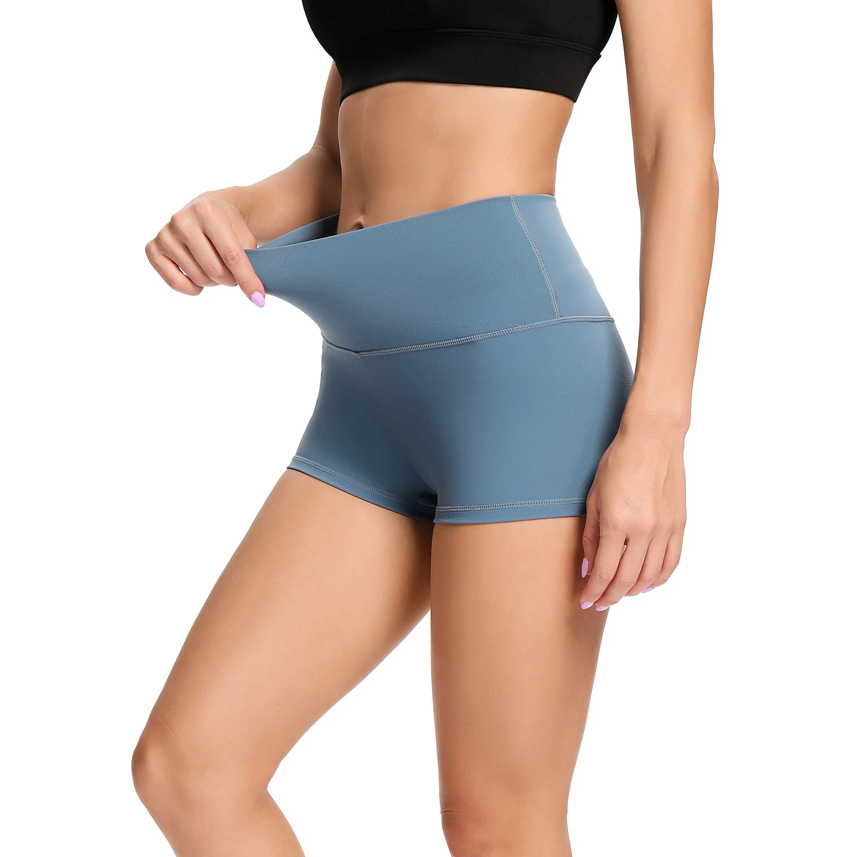 LXNMGO High Waist Yoga Shorts for Women - 2