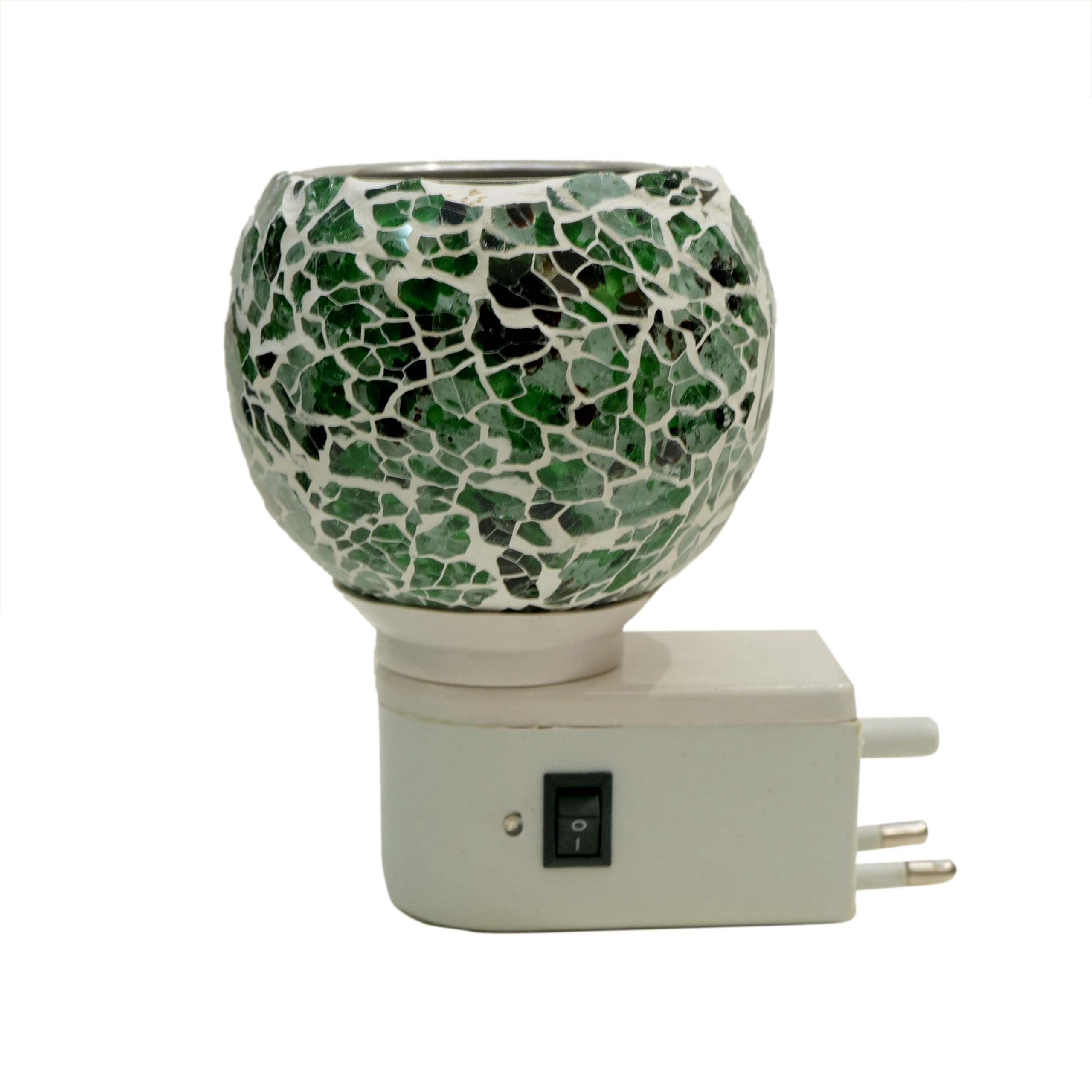 Premium Ceramic Aroma Diffuser & Night Light - 11oz Essential Oil Warmer with On/Off Switch, Multi-Functional Camphor Burner for Home, Office, Yoga & Spa Relaxation