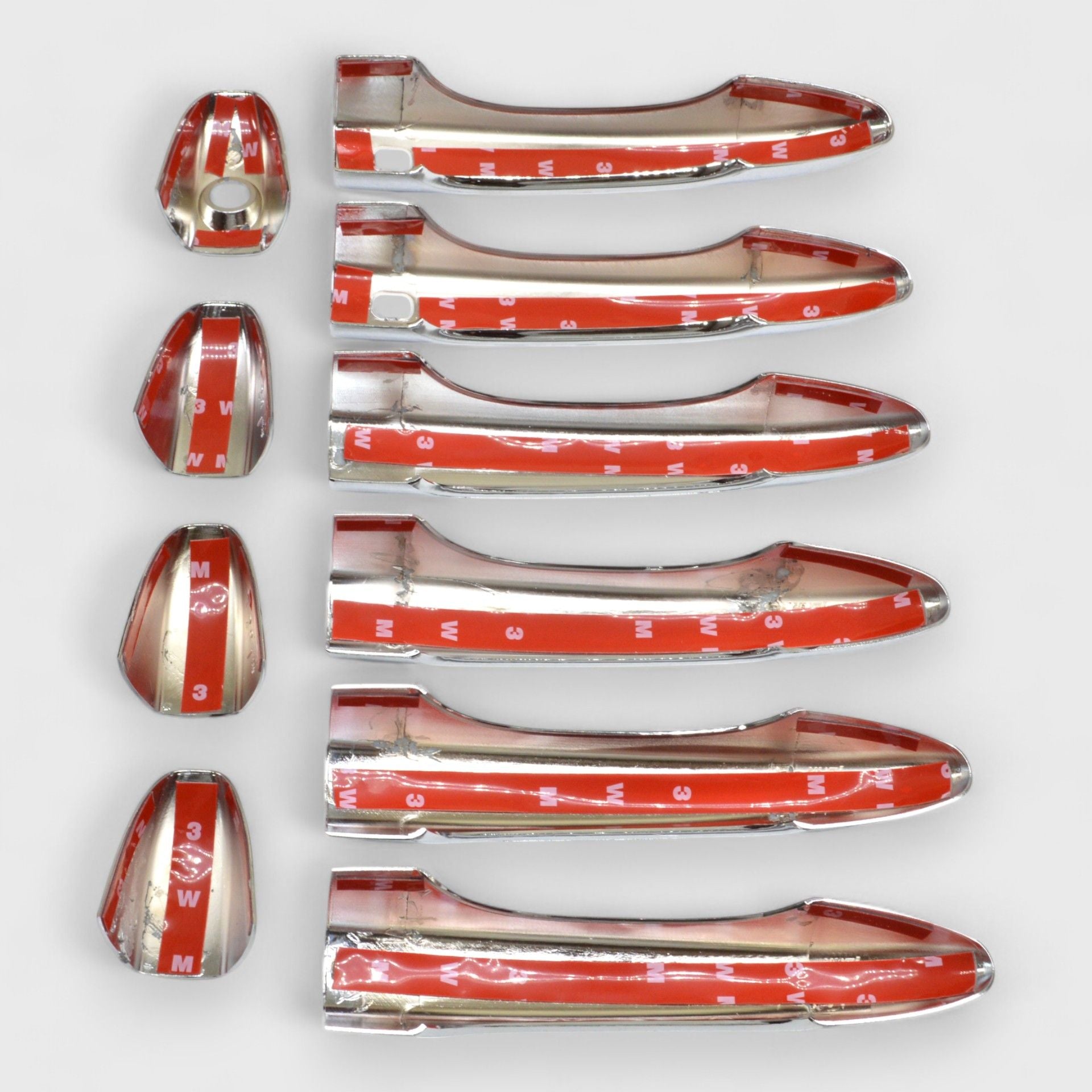 Chrome Door Handle Cover with or without Smart Key - DH318 | Secure & Stylish Upgrade for Home, Office & Commercial Doors
