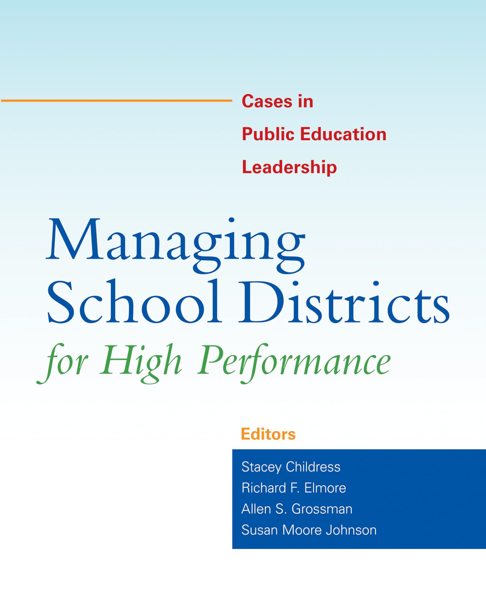 High Performance School District Management: Leadership Strategies for Public Education | Improve Student Outcomes & School Efficiency