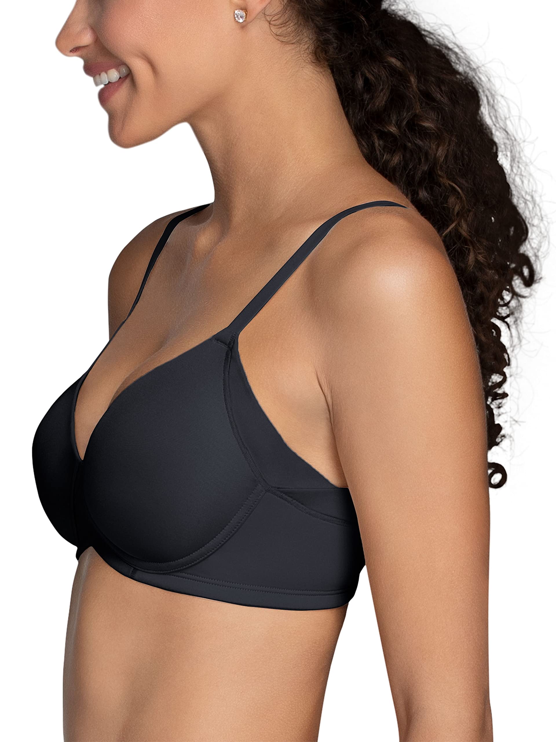Vanity Fair Women's Comfort Bras - Seamless Underwire Bra with Side & Back Smoothing for All-Day Support | Perfect for Work, Yoga & Everyday Wear