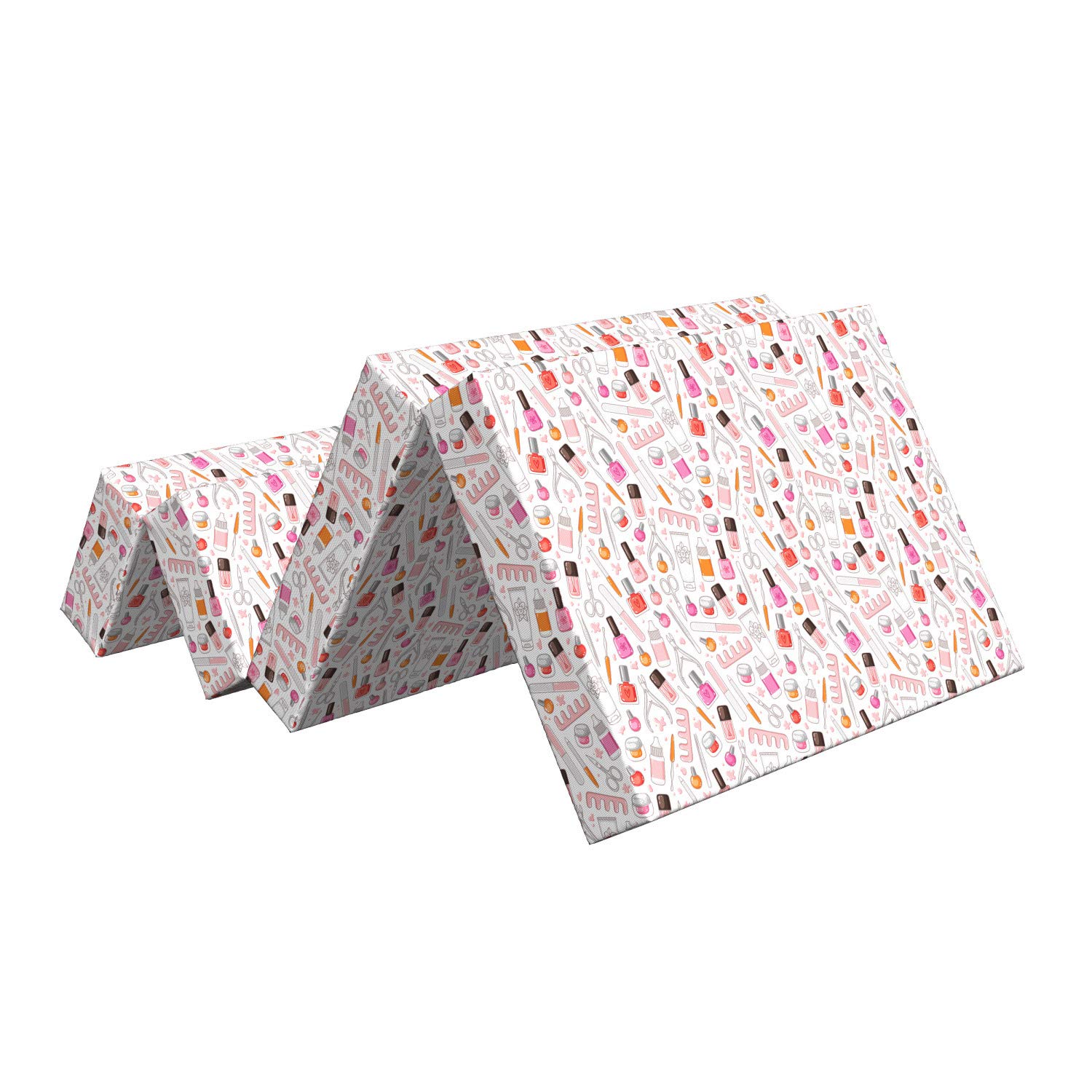 Ambesonne Foldable Makeup Mattress for Salon & Spa, 74.8