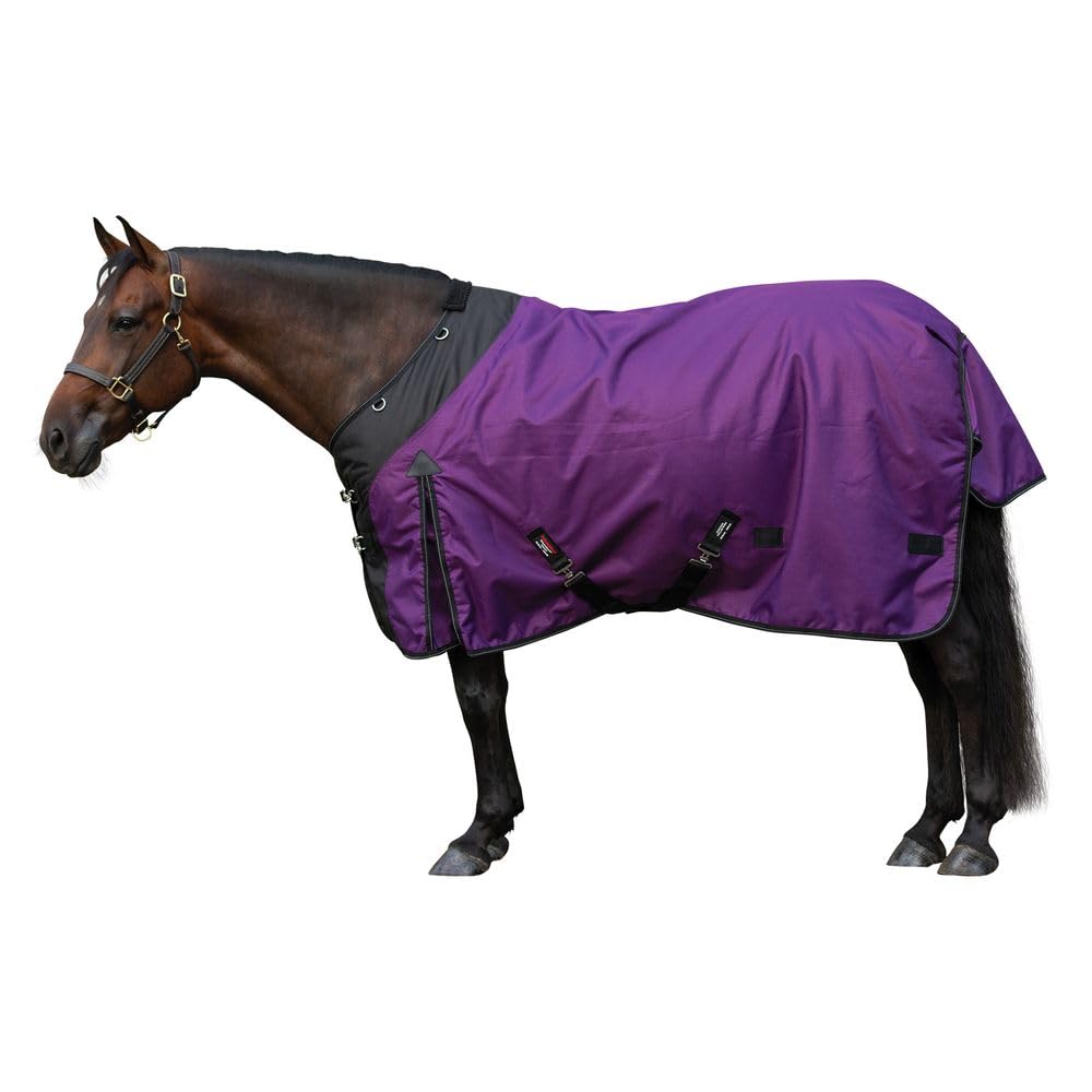 Classic II Surcingle Horse Turnout Blanket - Waterproof Winter Horse Blanket with Contour Collar & 1200D Ripstop Durability | Ideal for Cold Weather Riding, Stable Use & Outdoor Horse Protection