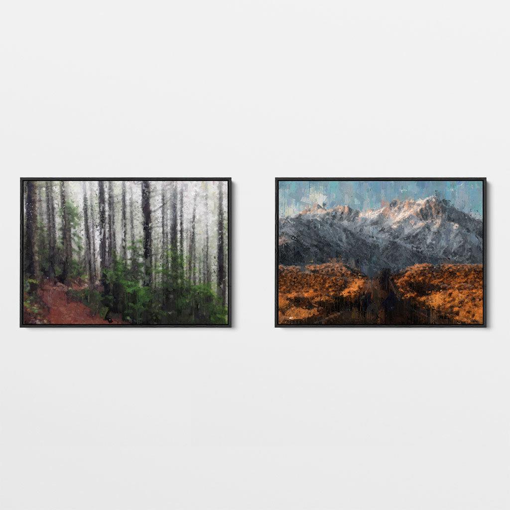 Premium Road Trip Canvas Set of 2 - Waterproof & Durable Travel Accessories for Camping, Hiking and Outdoor Adventures