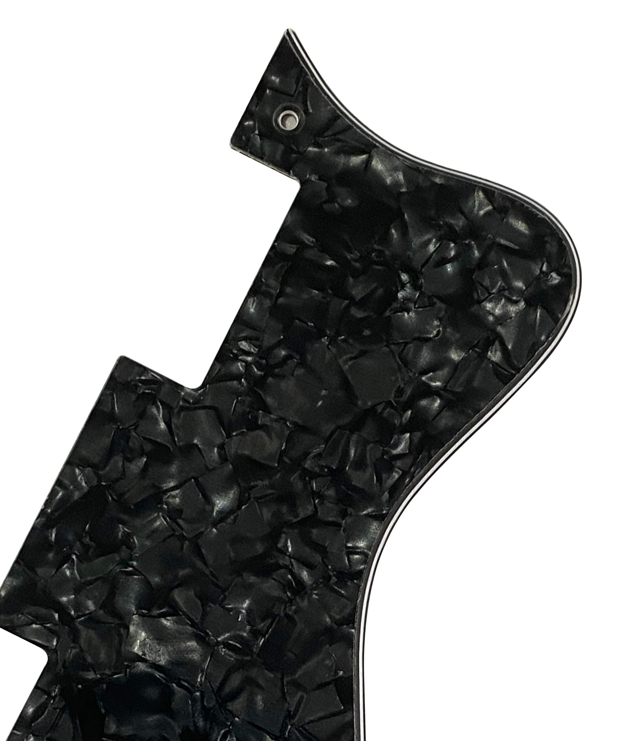 Epiphone Dot Style Electric Guitar Pickguard - 4 Ply Black Pearl | Replacement Scratch Plate for Enhanced Protection & Style | Perfect for Jazz, Blues & Rock Performances