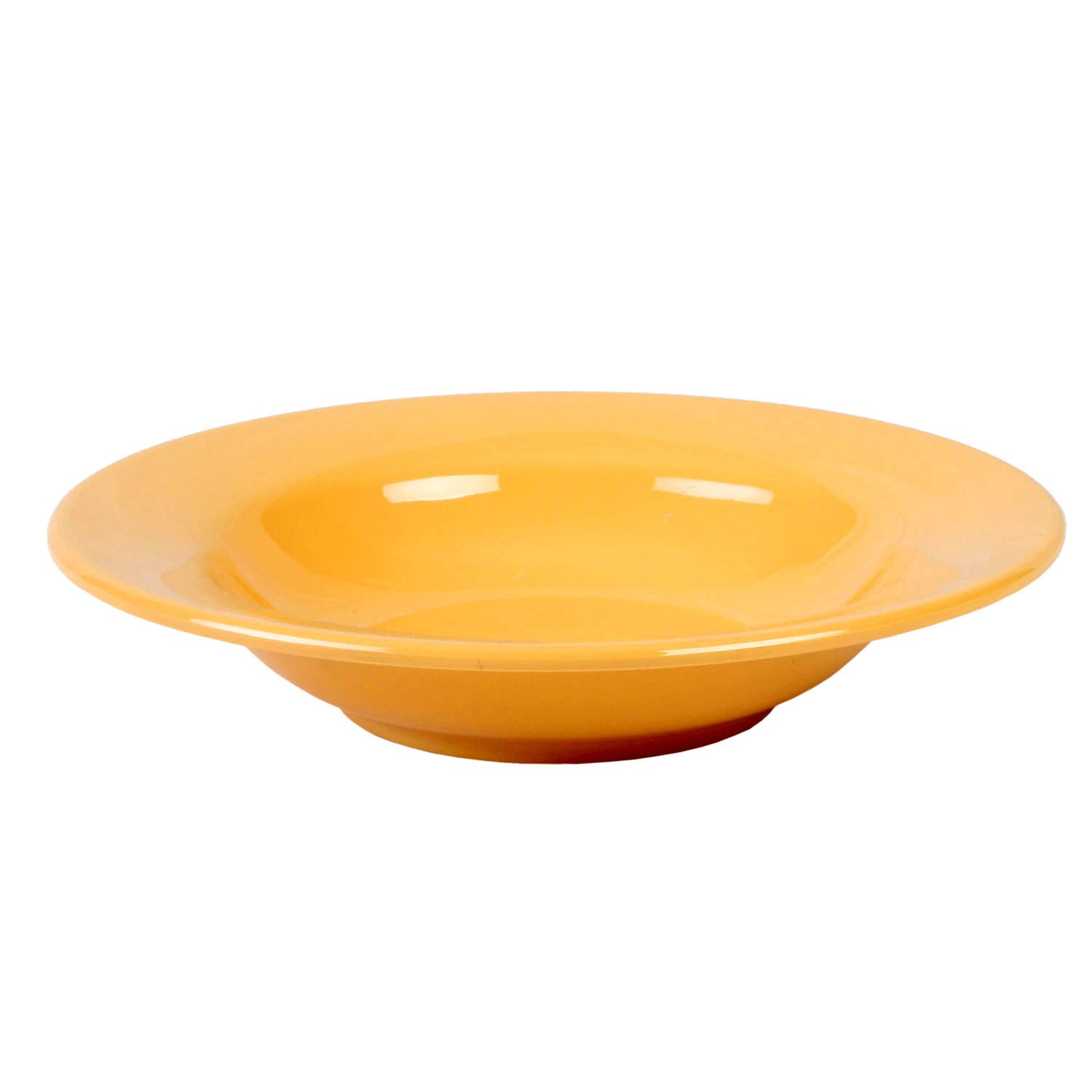 Thunder Group Yellow Melamine Salad Bowl Set - 8 oz, 7 3/4