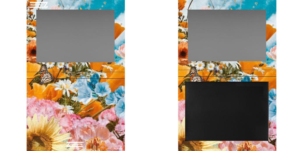 Custom Extra Large Magnetic Makeup Palette - Empty Refillable Eyeshadow & Blush Organizer for Professional Artists & Travel - Perfect for Makeup Storage & On-the-Go Touch Ups