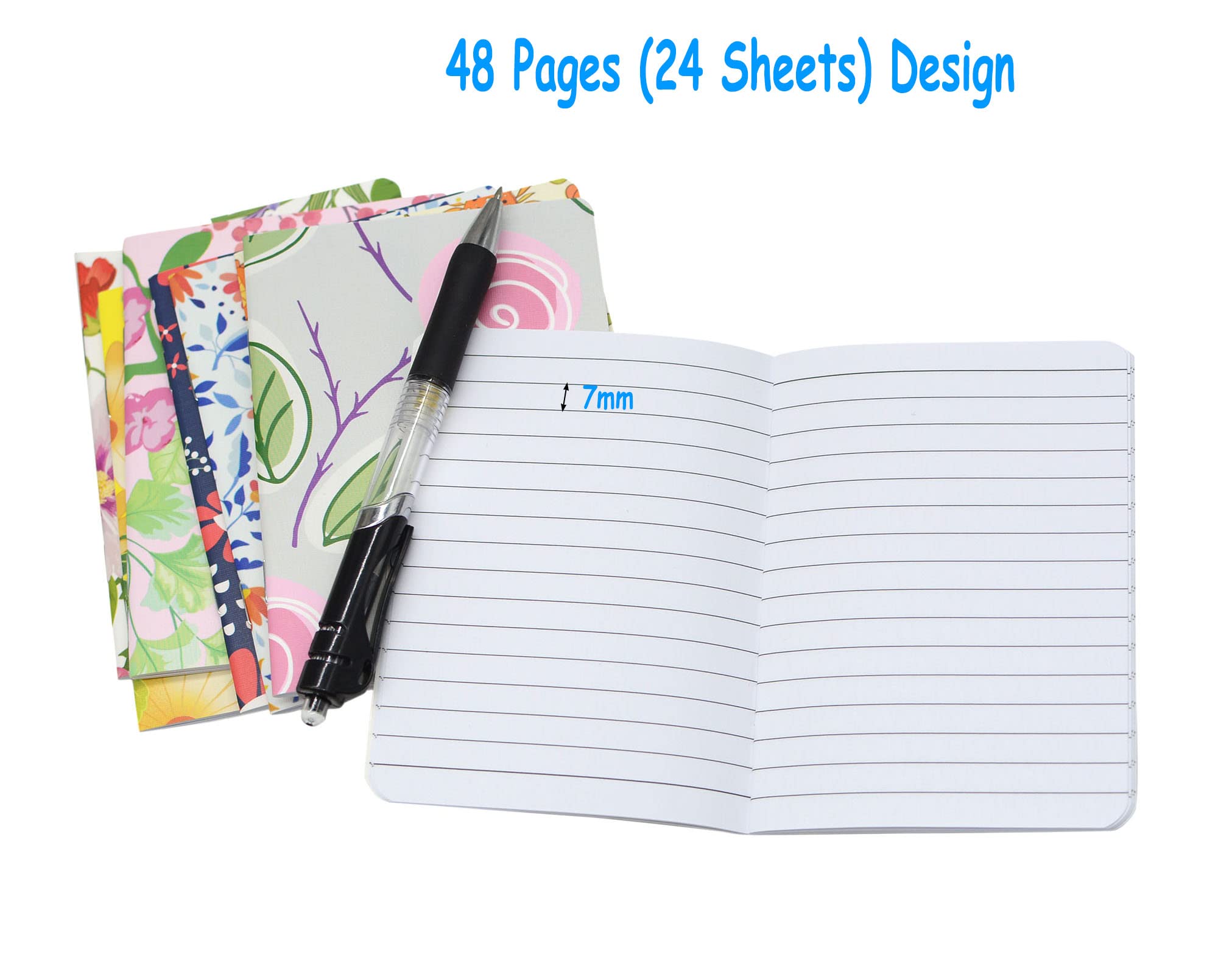100pcs Mini Notepads Pocket Notebooks - Small Happy Journal Bulk for Party Favors, School, Office & Travel - Perfect for Coworker Gifts, Home Organization & Daily Planning