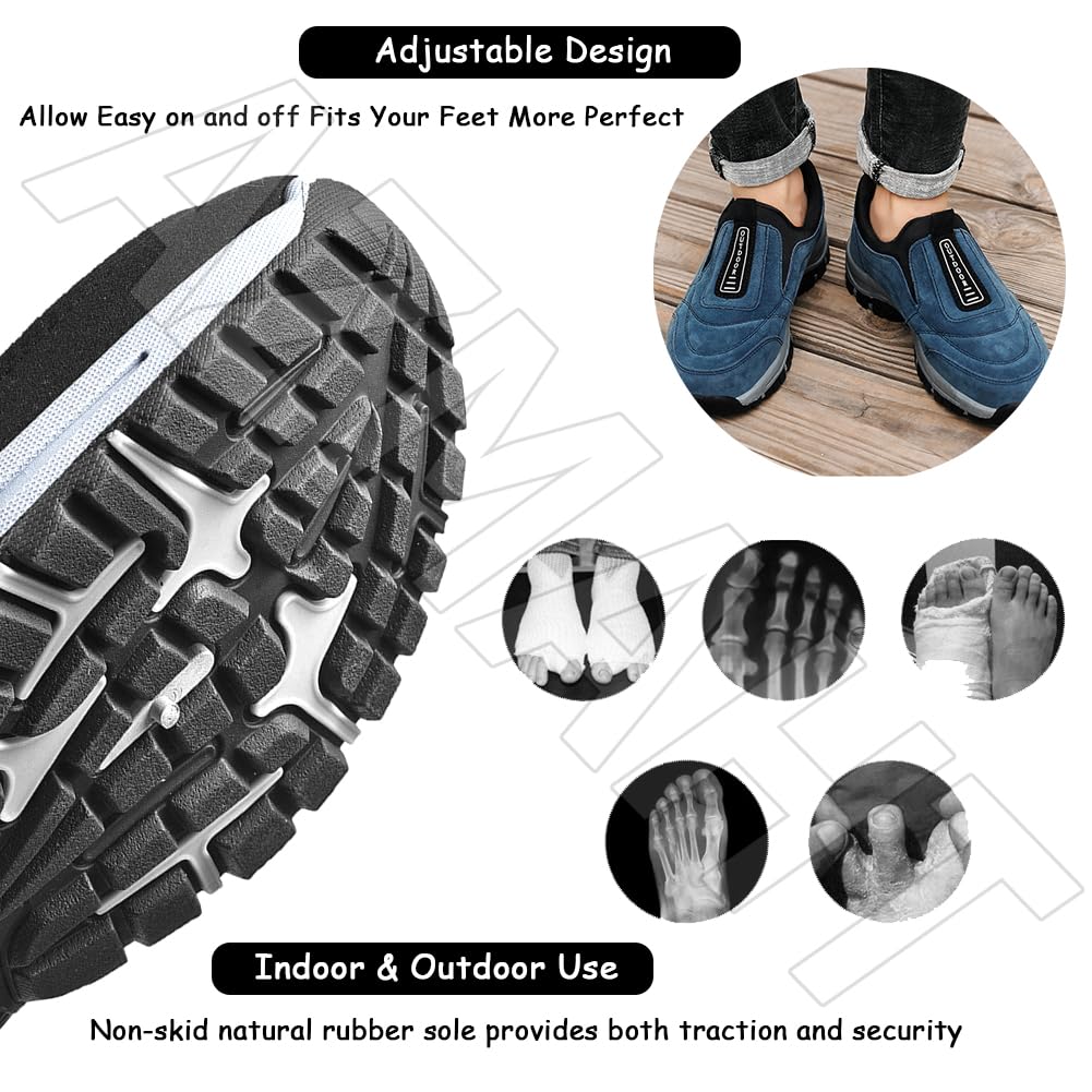 AZMAHT Men's Lightweight Hiking Shoes - Breathable Trekking Shoes for Outdoor Adventures, Mountain Climbing & Travel - Perfect for Camping, Backpacking & Trail Running