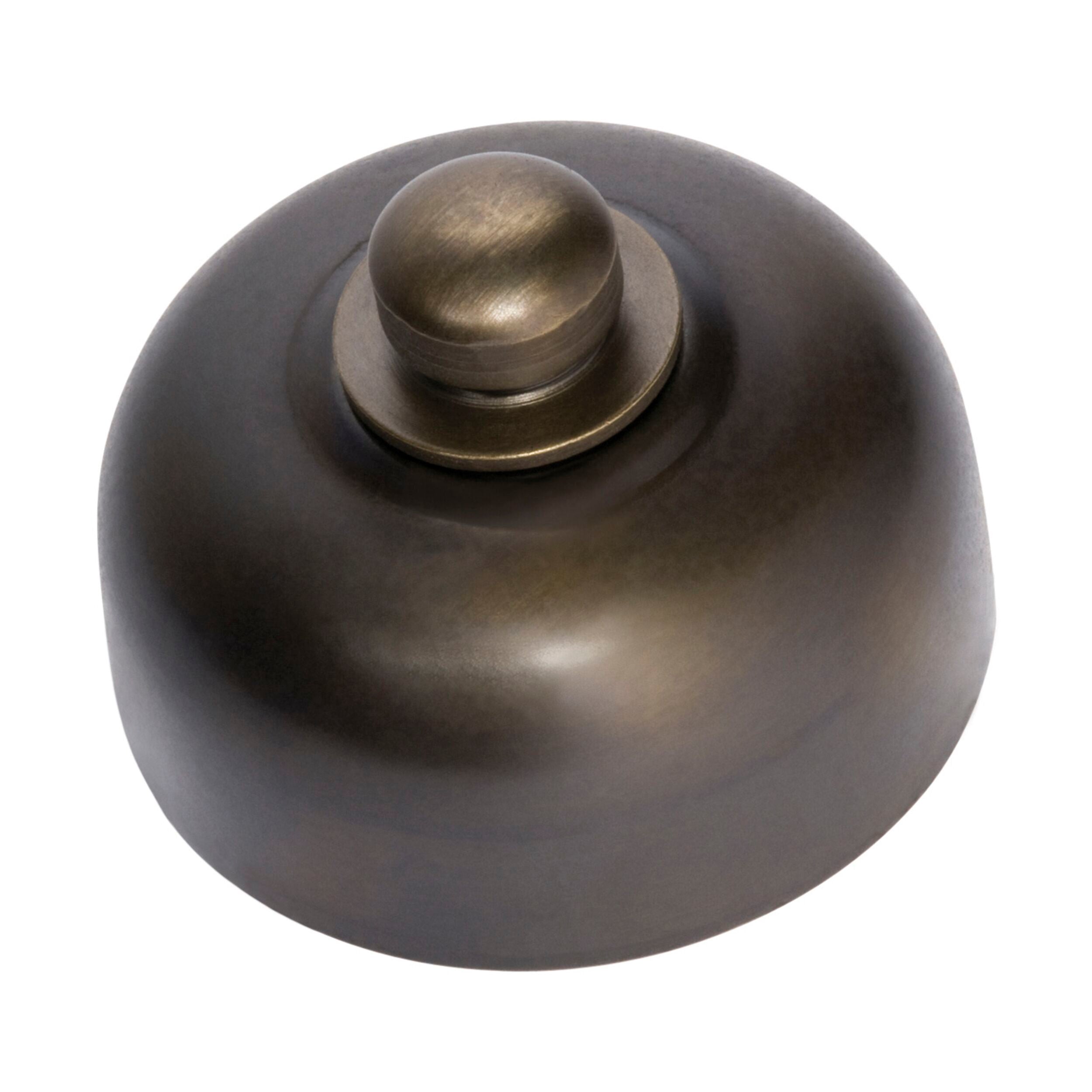 5552 Fan Speed Controller - Traditional Antique Brass Finish - 50mm Diameter x 40mm Projection - Perfect for Vintage Home Decor & HVAC System Upgrades