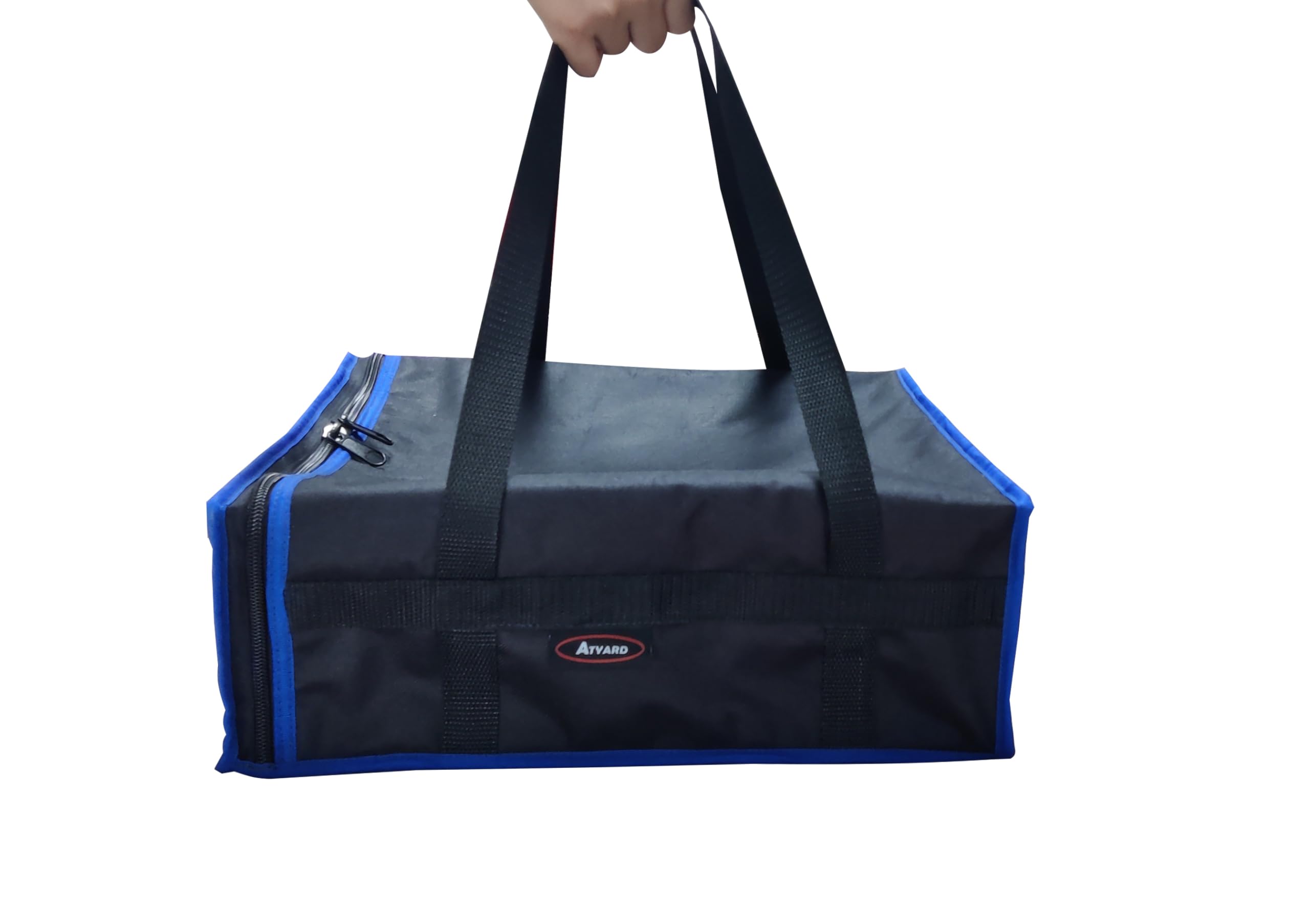 ATYARD 14x14x7 Inch Insulated Pizza Delivery Bag - Keeps 3 Pizzas Hot, Thermal Food Carrier for Delivery Drivers & Catering - Perfect for Restaurants, Food Trucks & Home Pizza Parties