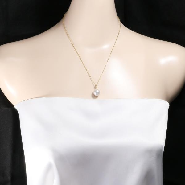 18K Yellow Gold Pearl Necklace for Women - Elegant Cultured Pearl Jewelry Gift for Birthday, Anniversary & Wedding | Perfect for Formal Events & Special Occasions