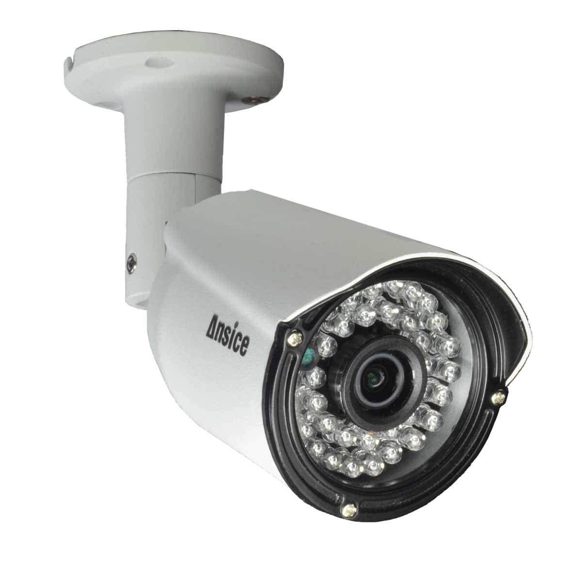 Ansice 3MP POE IP Security Camera - 2.8mm Wide Angle Lens, IP66 Waterproof, Infrared Night Vision for Outdoor Surveillance | Ideal for Home Security, Business Monitoring & CCTV Systems
