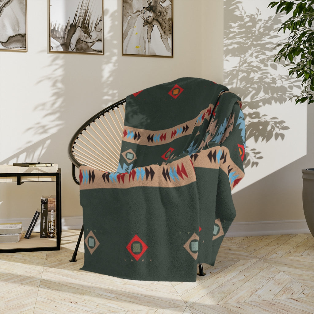 Cadillac Creek Velveteen Minky Blanket - Soft Polyester Throw Blanket for Baby, Kids & Adults - One-Sided Print - 3 Sizes (50x60, 60x80, 72x90 Inches) - Perfect for Nursery, Bedroom, Sofa & Gift Giving