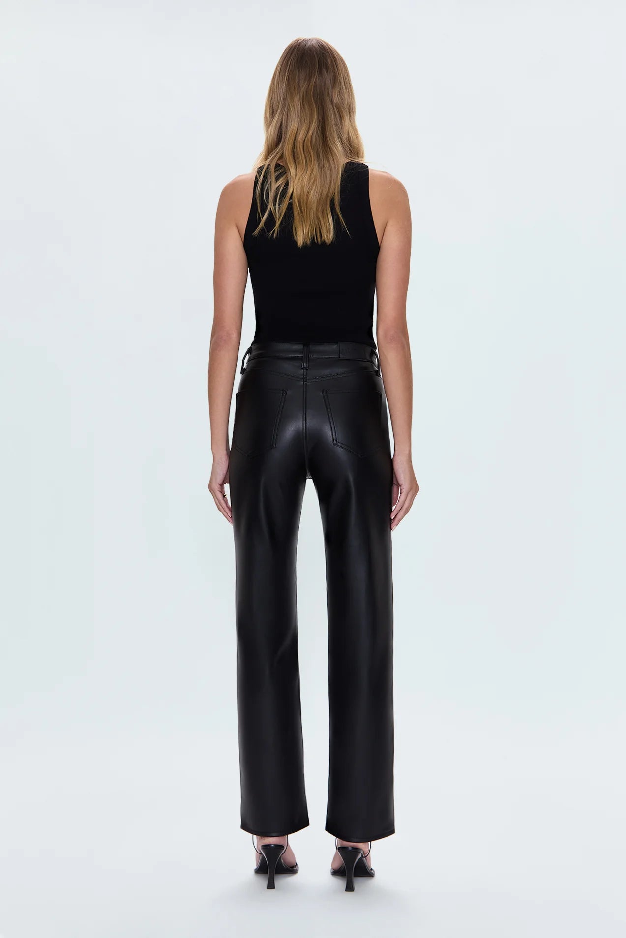 Cassie Super High Rise Straight Leg Jeans for Women - Slate Black Wash | Slim Fit, Stretch Denim Pants for Casual & Work Outfits