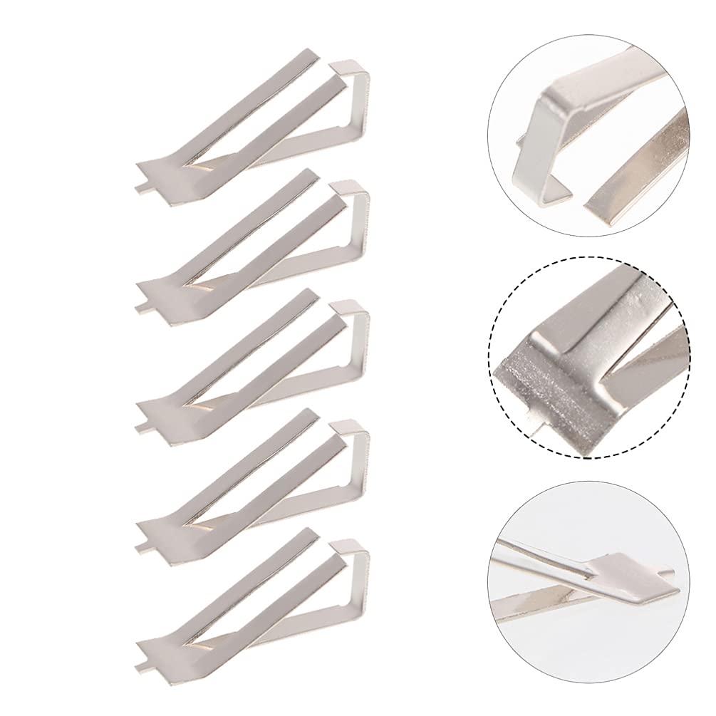 5 Pcs 3D Printer Glass Bed Clips - Stable Platform Clamps for Creality Ender 3/5, Anycubic, Prusa - Heat Resistant Fixation Clips for 3D Printing Accessories - Perfect for Home DIY Printing Projects