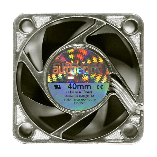 SilenX Ixtrema Pro 40mm x 20mm 12V DC Cooling Fan - Ultra Quiet High Performance for PC, Gaming Rig & Electronics Cooling - IXP-13-14