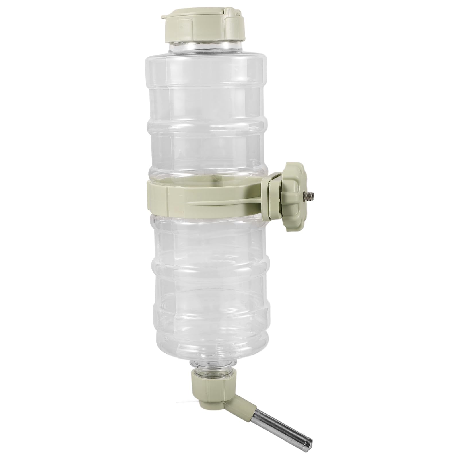 No Drip 946ml Small Animal Water Bottle for Rabbits, Guinea Pigs, Puppies & Dogs - Auto Feeding Pet Water Dispenser for Cages & Crates - Perfect for Travel, Home & Outdoor Use