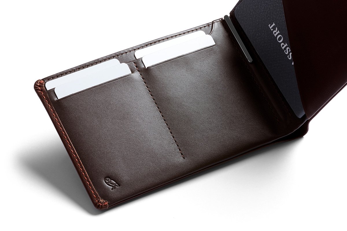Bellroy Premium Travel Wallet - RFID Blocking Passport Holder for Secure Travel with Tickets, Cash, Cards & Pen Pocket (Cocoa Brown) | Perfect for International Trips & Business Travel