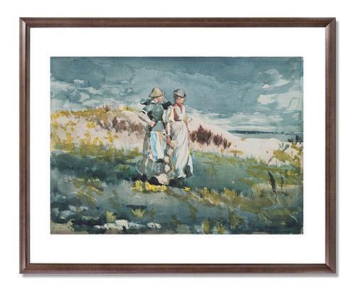 Winslow Homer The Dunes - Premium Art Print for Home & Office Decor | Classic American Landscape Painting | Perfect for Living Rooms, Bedrooms & Offices