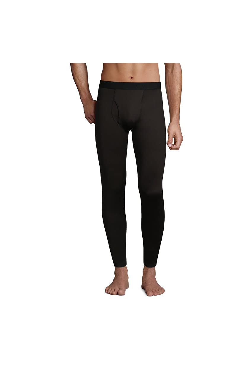 Lands' End Men's Stretch Thermaskin Long Underwear Pants - Thermal Base Layer for Cold Weather, Hiking & Outdoor Activities
