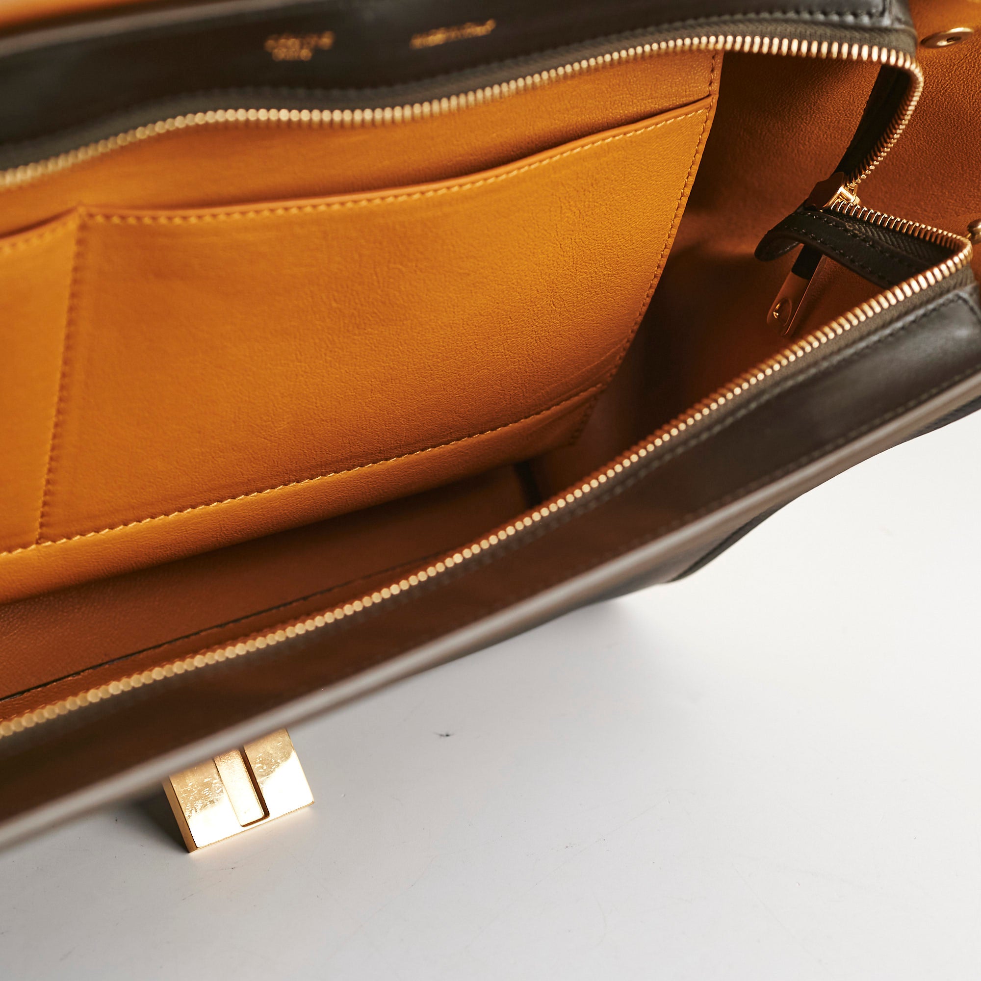 Celine Medium Trapeze Tri-Color Leather Handbag - Luxury Designer Crossbody Bag for Women | Perfect for Work, Travel & Evening Events