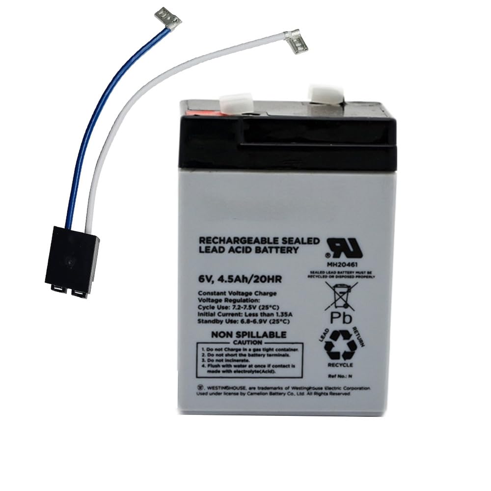 Technical Precision P6828 Replacement Battery for Power Wheels Ride-On Toys - Perfect for Kids' Electric Cars, Trucks, and Vehicles