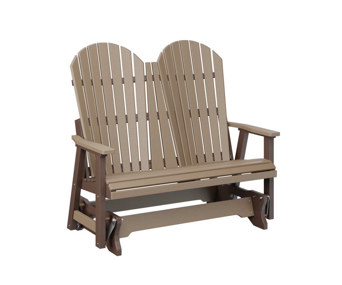 Berlin Gardens Comfo Back Double Glider - Outdoor Patio Swing Bench with Weather-Resistant Cushions - Perfect for Porch, Garden, and Backyard Relaxation