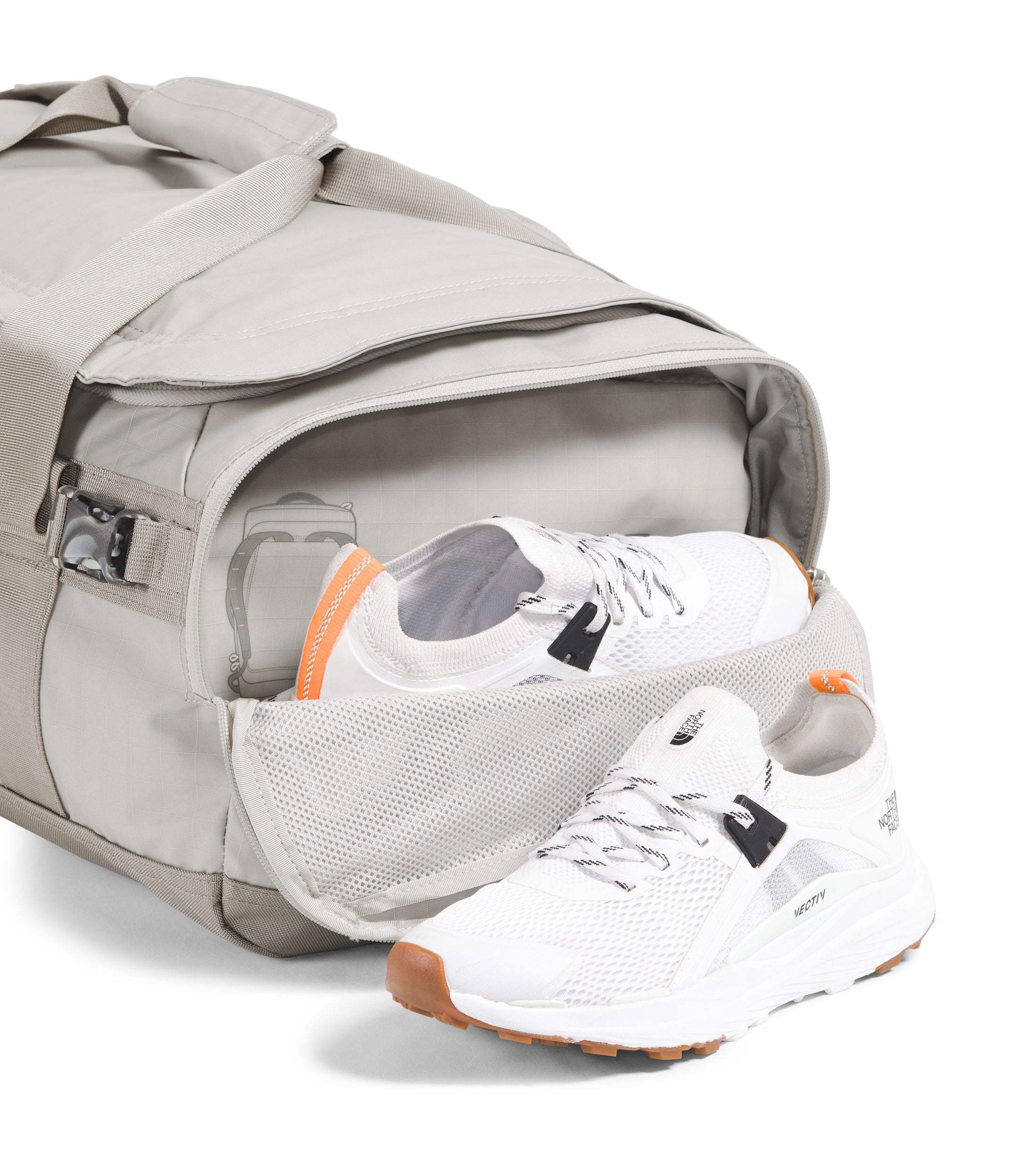 The North Face Base Camp Voyager Duffel Bag 42L - Waterproof Travel Duffel for Camping, Hiking & Outdoor Adventures