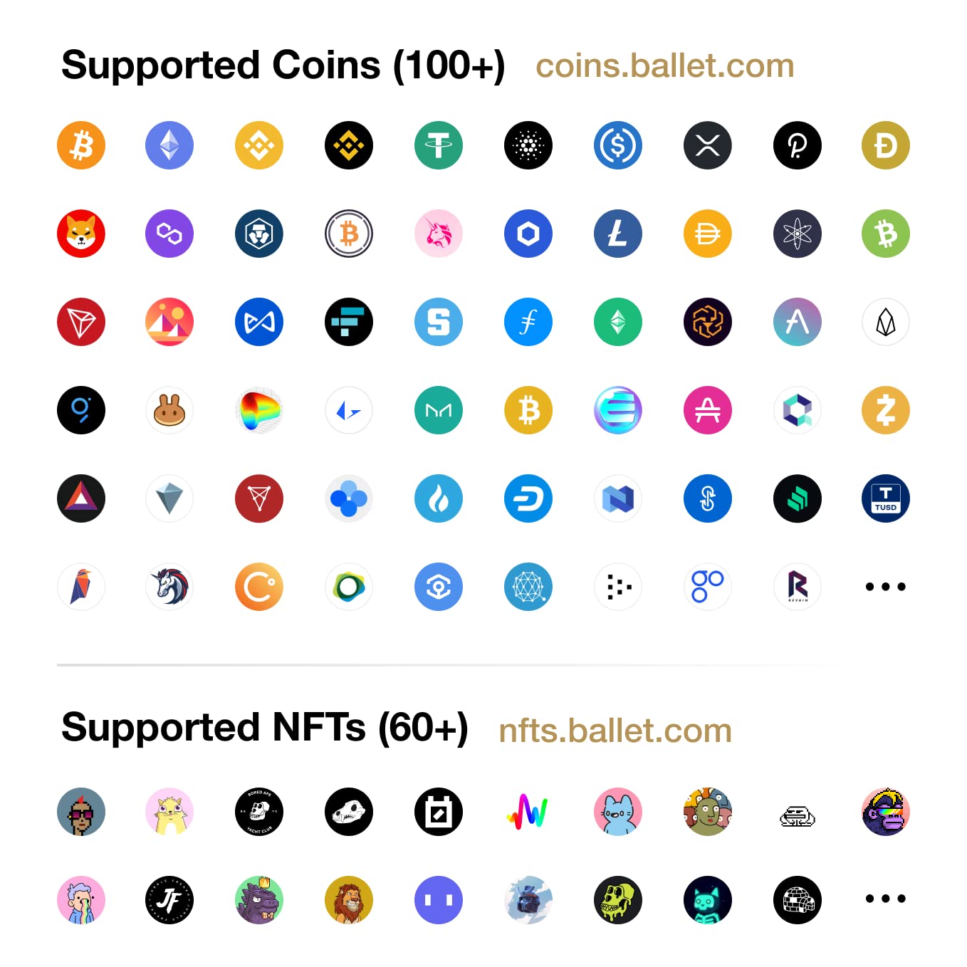 Ballet 3-Pack Gift Set - Real Bitcoin Cold Storage Card | Secure Cryptocurrency Hardware Wallet with Multi-Currency & NFT Support | Perfect for Crypto Investors & Digital Asset Protection