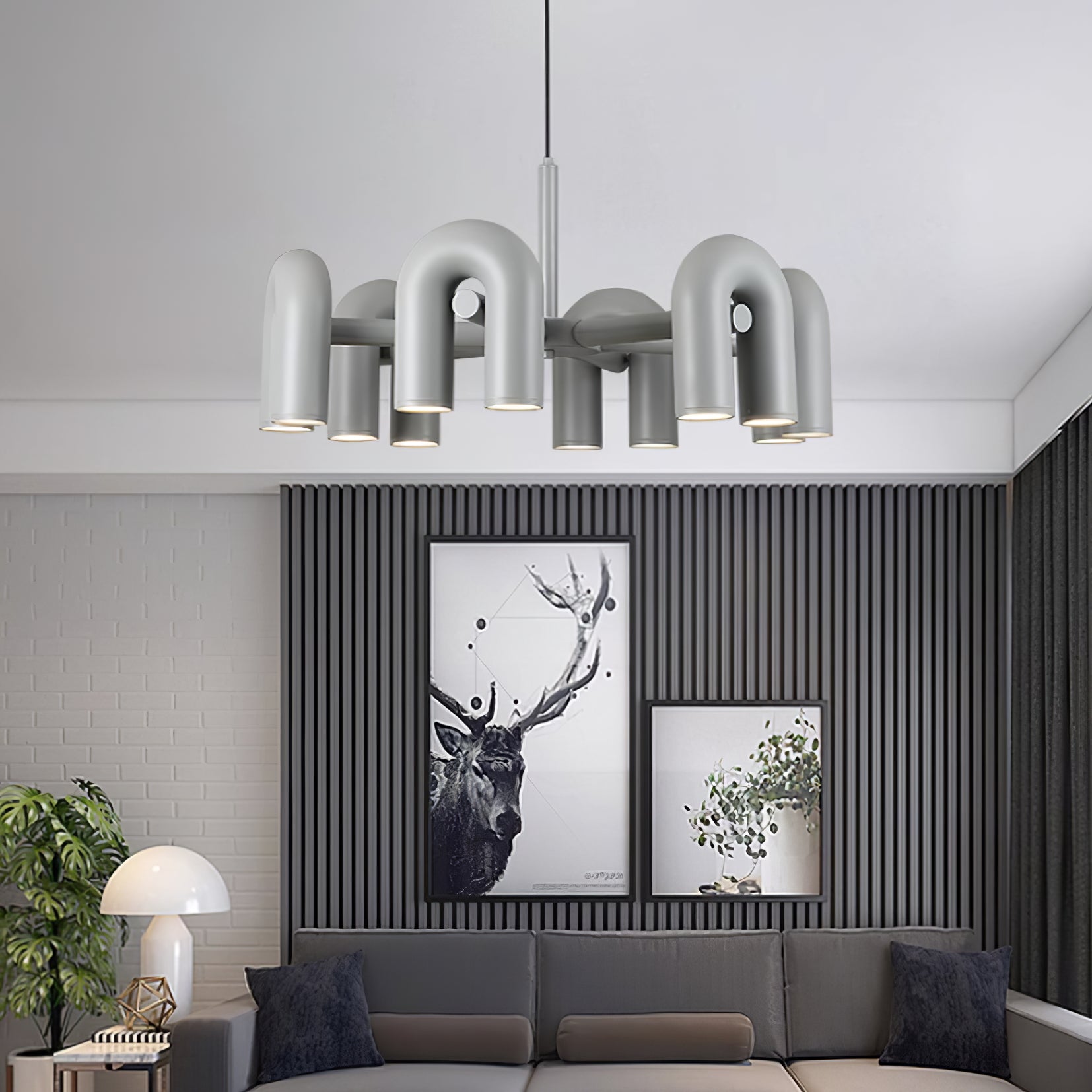 Stylish Cirkus Chandelier - Modern Crystal Ceiling Light Fixture for Dining Room, Living Room & Bedroom Decor