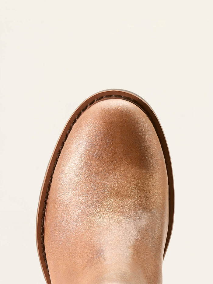 Ariat Wexford Women's Chelsea Ankle Boot in Metallic Pearl Polo Brown - Comfortable & Stylish for Work, Riding & Casual Wear