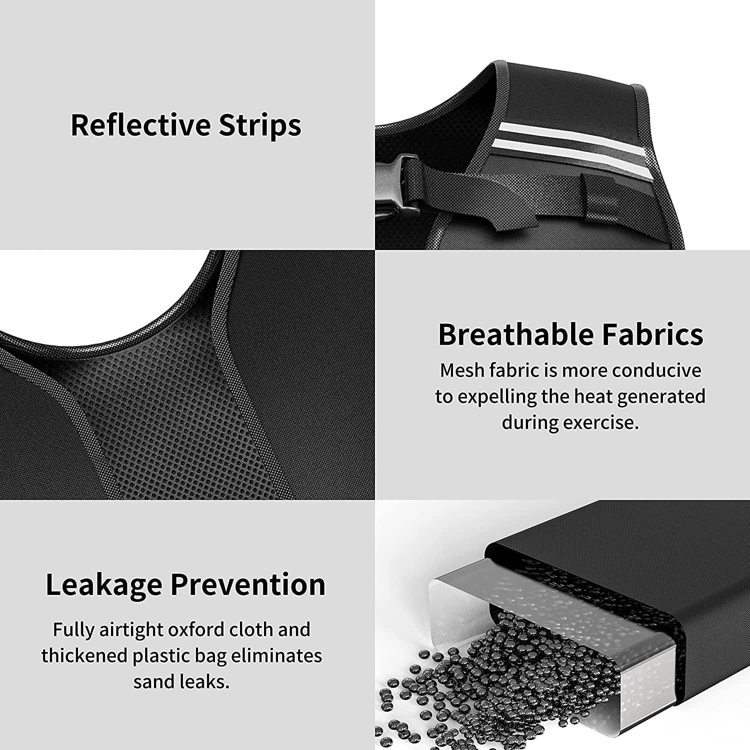 PROIRON Adjustable Weighted Vest 22LB/44LB for Men & Women - 1LB/2LB Increment, Fully Customizable for Running, Workouts, Walking, Boxing, Strength Training, Cardio - Ideal for Home Gym & Weight Loss Fitness Gear