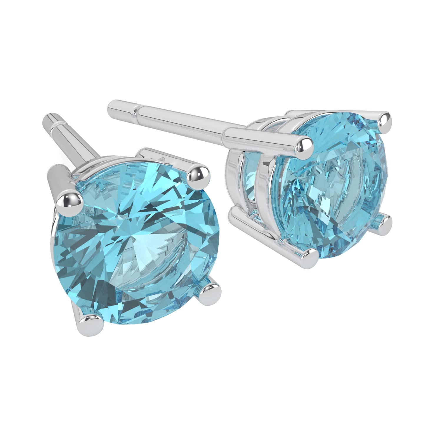 Premium AAA+ Quality Crystal Stud Earrings for Women - 925 Sterling Silver Hypoallergenic Jewelry - Elegant Gift for Birthday, Anniversary & Everyday Wear