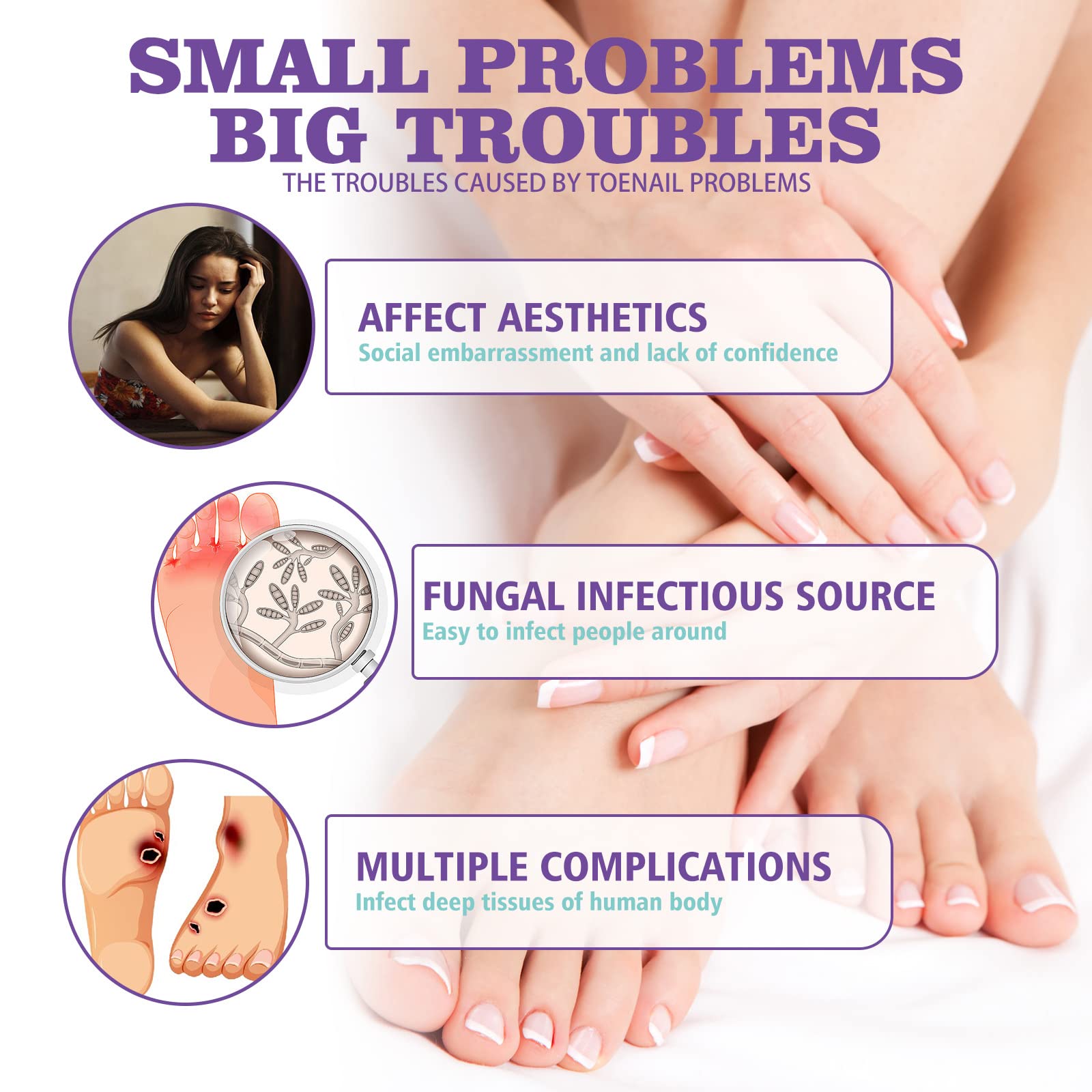 Nail Repair Essence & Treatment - Maximum Strength Nail Solution for Discolored & Damaged Nails - Restores & Strengthens Nails Fast - Perfect for Manicures, Pedicures & Nail Care Routines