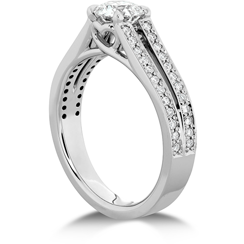 Hearts On Fire Adoration Double Row Diamond Engagement Ring - Elegant Wedding Band for Proposals & Anniversaries