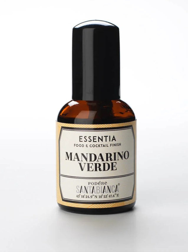 Santa Bianca Essentia Green Mandarin Cocktail Aroma - 50ml Essential Oil for Diffusers, Massage & Aromatherapy - Refreshing Citrus Scent for Home Spa & Relaxation